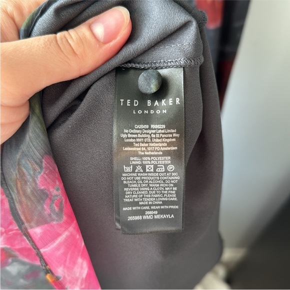 Ted Baker Floral Mekayla Midi Dress - Picture 10 of 10